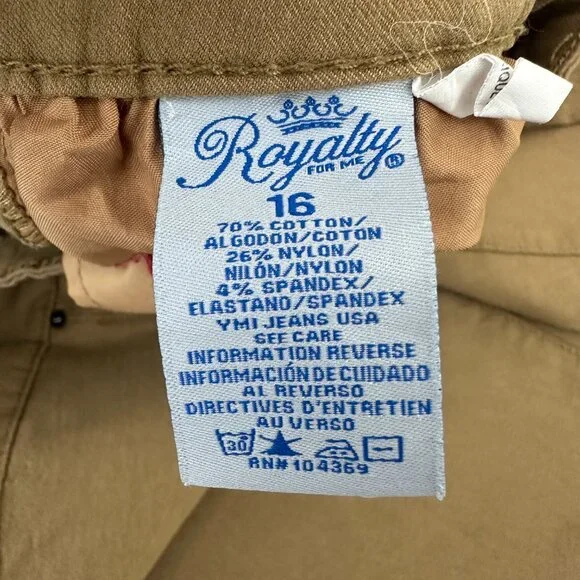 Royalty For me Skinny Women's size 16 Beige tan Denim Jeans - Picture 4 of 5